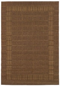 Lanai Brown / Beige Contemporary Rug Size: 3'7 x 5'6 Lanai Brown / Beige Contemporary Rug Size: 3'7 x 5'6
