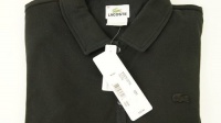 NEW w/ Tags - Women's Lacoste Long-Sleeve 5-Button Polo - Size 8/40 EUR Black NEW w/ Tags - Women's Lacoste Long-Sleeve 5-Button Polo - Size 8/40 EUR Black