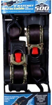 Highland 11518 6' Black Retractable Ratchet Tie Down Highland 11518 6' Black Retractable Ratchet Tie Down
