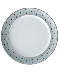 A true gem, these Amethyst Stone wide-rimmed dinner plates feature a festive dot and line motif on slate-colored stoneware from Denby's collection of dinnerware. The dishes can work alone with their playful theme or they can be paired with simply glazed Amethyst pieces for a well-balanced and uniquely customized table setting. A true gem, these Amethyst Stone wide-rimmed dinner plates feature a festive dot and line motif on slate-colored stoneware from Denby's collection of dinnerware. The dishes can work alone with their playful theme or they can be paired with simply glazed Amethyst pieces for a well-balanced and uniquely customized table setting.