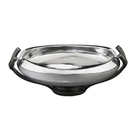 Crafted from stunning metal alloy, this lovely bowl is destined to become a go-to piece. Its pod-shaped vessel artfully frames whatever you put in it with its gently curling lip and a dose of glossy shine, and then tapers to a graceful pedestal base. Crafted from stunning metal alloy, this lovely bowl is destined to become a go-to piece. Its pod-shaped vessel artfully frames whatever you put in it with its gently curling lip and a dose of glossy shine, and then tapers to a graceful pedestal base.