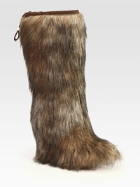 Faux fur essential with a hidden wedge and an adjustable toggle top.Hidden wedge, 3½ (90mm) Shaft, 15 Leg circumference, 15 Faux fur upper Nylon lining Rubber lug sole Padded insole Imported Please note: Colors may vary.OUR FIT MODEL RECOMMENDS ordering one half size up as this style runs small. Faux fur essential with a hidden wedge and an adjustable toggle top.Hidden wedge, 3½ (90mm) Shaft, 15 Leg circumference, 15 Faux fur upper Nylon lining Rubber lug sole Padded insole Imported Please note: Colors may vary.OUR FIT MODEL RECOMMENDS ordering one half size up as this style runs small.