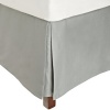 Marin Small Diamond King Bedskirt, Slate