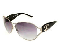 Just Cavalli Women's JC215SW Aviator Sunglasses,Shiny Gunmetal Frame/Gradient Smoke Lens,one size Just Cavalli Women's JC215SW Aviator Sunglasses,Shiny Gunmetal Frame/Gradient Smoke Lens,one size