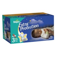 Pampers Extra Protection Nighttime Diapers Super Pack Size 3 96 Count Pampers Extra Protection Nighttime Diapers Super Pack Size 3 96 Count