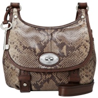 Fossil Maddox Flap Crossbody in Dark Smoke