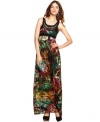 Go for a fierce spring look with this mixed animal-printed Desigual maxi dress -- perfect for standout style!