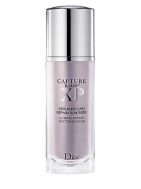 Capture R60/80 XP Ultimate Wrinkle Serum. Anti-wrinkle skincare inspired by the latest dermatological breakthroughs and derived from revolutionary research. It re-invents anti-wrinkle care by protecting and correcting the skin. XP Serum is the highest and most powerful concentrate of Dior's anti-wrinkle breakthrough. Even deep wrinkles immediately smoothed in an hour, reduced after one month, and more wrinkle-free skin restored after 3 months. 1.7 oz. Capture R60/80 XP Ultimate Wrinkle Serum. Anti-wrinkle skincare inspired by the latest dermatological breakthroughs and derived from revolutionary research. It re-invents anti-wrinkle care by protecting and correcting the skin. XP Serum is the highest and most powerful concentrate of Dior's anti-wrinkle breakthrough. Even deep wrinkles immediately smoothed in an hour, reduced after one month, and more wrinkle-free skin restored after 3 months. 1.7 oz.