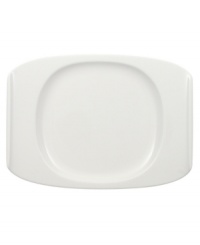 Start every meal with bold flavor: This lovely salad plate features an unconventional shape that fits perfectly atop the Flat Dinner Plate. Customize your own table arrangement with other pieces from the sleek Urban Nature collection from Villeroy & Boch. Start every meal with bold flavor: This lovely salad plate features an unconventional shape that fits perfectly atop the Flat Dinner Plate. Customize your own table arrangement with other pieces from the sleek Urban Nature collection from Villeroy & Boch.