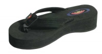 Rainbow Sandals Four Layer Wedge Leather Strap Rainbow Sandals Four Layer Wedge Leather Strap
