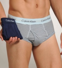 Calvin Klein Men's Cotton Stretch 2 Pack Hip Keyhole Brief