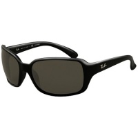RAY BAN RB 4068 RB4068 601/58 BLACK PLASTIC FRAME GRAY GREEN POLARIZED LENS SUNGLASSES SHADES RAY BAN RB 4068 RB4068 601/58 BLACK PLASTIC FRAME GRAY GREEN POLARIZED LENS SUNGLASSES SHADES
