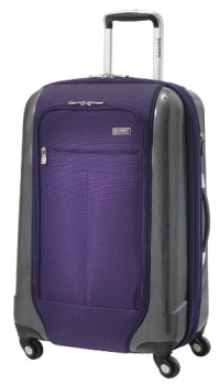 Ricardo Beverly Hills Luggage Crystal City 24 Inch Expandable Spinner Upright Suitcase, Imperial Purple, Large Ricardo Beverly Hills Luggage Crystal City 24 Inch Expandable Spinner Upright Suitcase, Imperial Purple, Large