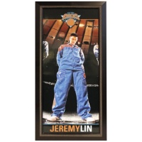 Steiner Sports NBA New York Knicks Jeremy Lin Unsigned Pre Game Standing Pose 14x34 Photograph Steiner Sports NBA New York Knicks Jeremy Lin Unsigned Pre Game Standing Pose 14x34 Photograph