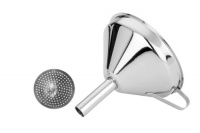 MIU France Polished Stainless Steel Funnel with Strainer MIU France Polished Stainless Steel Funnel with Strainer