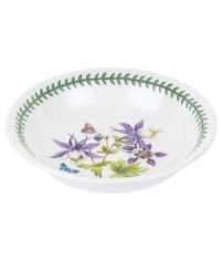 An exotic take on the much-loved Botanic Garden pattern, this pasta serving bowl blooms with lush, tropical florals. Portmeirion's trademark triple-leaf border puts the finishing touch on this new dinnerware classic. An exotic take on the much-loved Botanic Garden pattern, this pasta serving bowl blooms with lush, tropical florals. Portmeirion's trademark triple-leaf border puts the finishing touch on this new dinnerware classic.