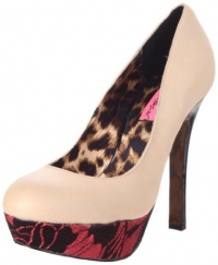 Betsey Johnson Women's Dareah Platform Pump,Blush Multi,9 M US Betsey Johnson Women's Dareah Platform Pump,Blush Multi,9 M US