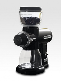 The finest coffee and espresso possible is yours thanks to this burr grinder that combines professional performance with an elegantly compact design.For use with US power sockets only. The finest coffee and espresso possible is yours thanks to this burr grinder that combines professional performance with an elegantly compact design.For use with US power sockets only.