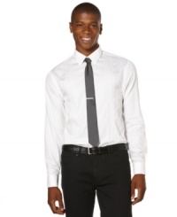 Liven up your button front collection with this cool style paisley shirt by Perry Ellis. Liven up your button front collection with this cool style paisley shirt by Perry Ellis.