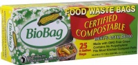 BioBag Compostable Waste Bags, 3 Gallon - 25 count per box BioBag Compostable Waste Bags, 3 Gallon - 25 count per box