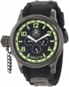 Invicta Men's 1805 Russian Diver Black Dial Black Polyurethane Watch