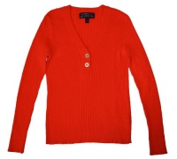 Ralph Lauren Women's Orange 100% Cotton Shirt Knit Top S Ralph Lauren Women's Orange 100% Cotton Shirt Knit Top S