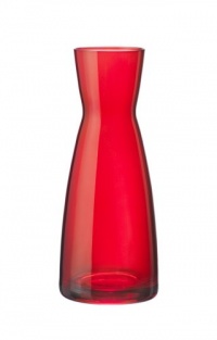 Bormioli Rocco Ypsilon Red 18.5 Ounce Glass Jug Bormioli Rocco Ypsilon Red 18.5 Ounce Glass Jug