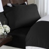 ITALIAN 1000 Thread Count Egyptian Cotton Sheet Set DEEP POCKET, King, Black , Made in ITALY