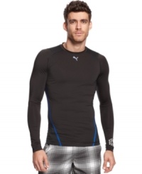 Dry cell technology in this Puma golf performance golf shirt keeps you comfortable so you can stay focused on your swing. Dry cell technology in this Puma golf performance golf shirt keeps you comfortable so you can stay focused on your swing.