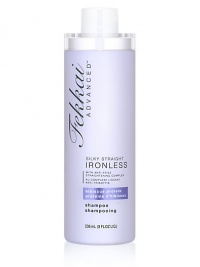 This smoothing shampoo is an optimal first step, by fighting frizz and priming each hair strand to receive powerful results of salon-proven Straightening Complex. For best results: Massage into wet hair. Lather and Rinse. 8 oz. This smoothing shampoo is an optimal first step, by fighting frizz and priming each hair strand to receive powerful results of salon-proven Straightening Complex. For best results: Massage into wet hair. Lather and Rinse. 8 oz.
