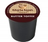 Gloria Jean's Coffee Butter Toffee, K-Cup Portion Pack for Keurig Brewers 96-Count