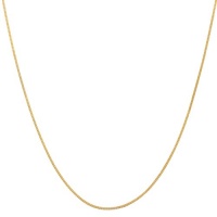 14 Karat Yellow Gold Cuban Curb Chain (18 inch)