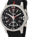 Timex Men's T2N724 Intelligent Quartz Adventure Series Compass Black Silicone Strap Watch