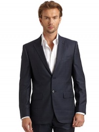 JACKETTailored from world-renowned Ermenegildo Zegna wool/silk. JACKETTailored from world-renowned Ermenegildo Zegna wool/silk.