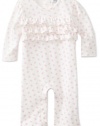 Hartstrings Baby-girls Newborn Interlock Printed Bow Bodysuit, Bow Print, 6-9 Months