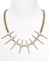 Elizabeth Cole Dagger Necklace with Swarovski Crystals, 20