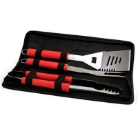 NCAA Alabama Crimson Tide Metro 3-Piece BBQ Tool Set in Carry Case