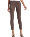 Style&co. makes your leggings the statement piece of your ensemble with these boldly printed pants.