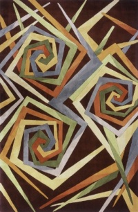 Area Rug 7x9 Rectangle Contemporary Multi Color Color - Momeni New Wave Rug from RugPal Area Rug 7x9 Rectangle Contemporary Multi Color Color - Momeni New Wave Rug from RugPal