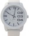 Mark Naimer Color Domination XL White Case White Dial Men's watch With White Silicon Rubber Band