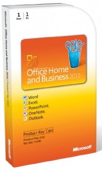 Microsoft Office Home & Business 2010 Key Card - 1PC/1User Microsoft Office Home & Business 2010 Key Card - 1PC/1User