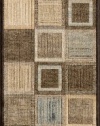 Area Rug 2x7 Runner Contemporary Brown Color - Momeni Dream Rug from RugPal