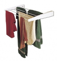 Household Essentials Wall-Mount Telescoping Indoor Clothes Drying Rack Household Essentials Wall-Mount Telescoping Indoor Clothes Drying Rack
