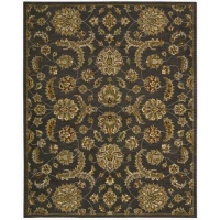 India House IH83 Rectangle Rug, Charcoal, 8-Feet by 10.6-Feet India House IH83 Rectangle Rug, Charcoal, 8-Feet by 10.6-Feet