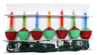Indoor/Outdoor Bubble Light Set In Traditional Red/Green Combo Indoor/Outdoor Bubble Light Set In Traditional Red/Green Combo