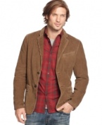 Show off your cool country swagger with this classic Lucky Jeans corduroy blazer.