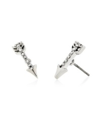 Juicy Couture E-Arrow Studs Earrings (Silver) Juicy Couture E-Arrow Studs Earrings (Silver)