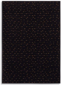 Karastan Woven Impressions Beaded Curtain - Black 8'6 X 11'6