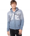 Sporty and stylish, this fleece hoodie by Buffalo David Bitton is the perfect layering piece for fall.