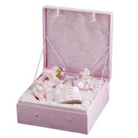 Kurt Adler NB0017G Noble Gems Glass Baby Girl Ornament, 4 Piece Set Kurt Adler NB0017G Noble Gems Glass Baby Girl Ornament, 4 Piece Set